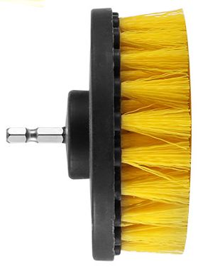 BR666 - Large Upholstery Nylon Brush 6" Diam. w/Shaft