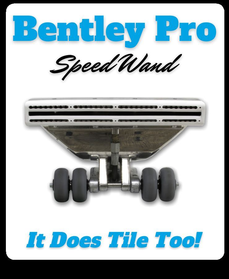 Bentley Speed Wand Double Slot, New Stainless Glides