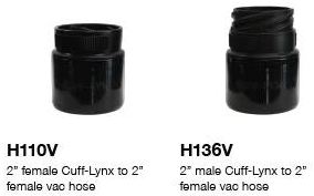 Vinyl Cuff Lynx Hose Set - 2" Swivel Female & Male