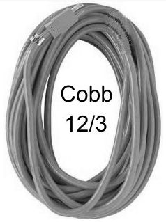 GG256T - Elect Cord-25' w/Mytee Twistlock & Male Plug