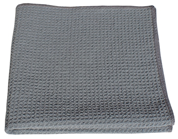 PL400 Microfiber Cloths 16" x 16" Heavy Grey