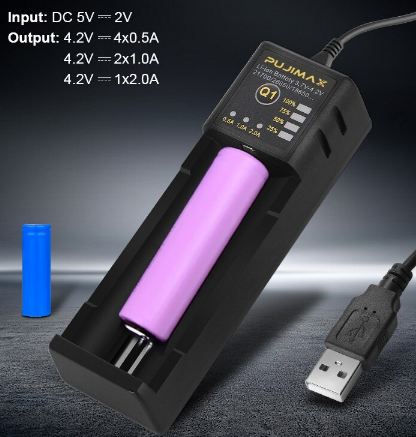 GG21USB Charger - 21700 Lithium Cell USB Power