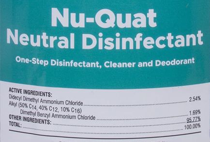 Nu-Quat 64 Disinfectant Concentrate EPA Registered Gal,