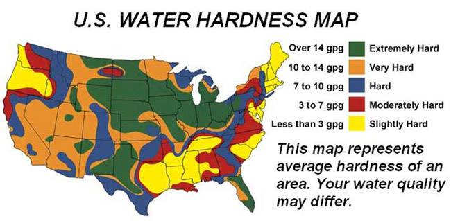 Water Hardness Map