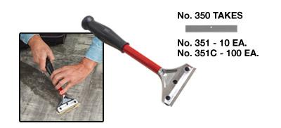 CA350-Hand Scraper 4'' With 12'' Handle