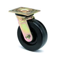 CN597 - 5" Rubber Casters f/10''pneum.tire