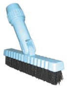 FL5320 - Blue Grout Brush 7.5" Crimped Nylon, No Handle