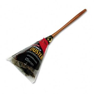 AC20GY - Ostrich Duster 20" long 9" wood handle